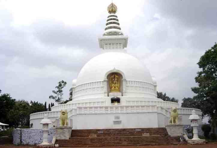 Vishwa Shanti Stupa at Rajgir